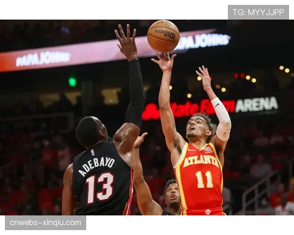 老鹰特雷-杨与穆雷挡拆后连续命中4记三分,打停骑士